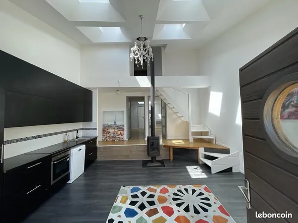 Maison T4 meublée avec extérieur