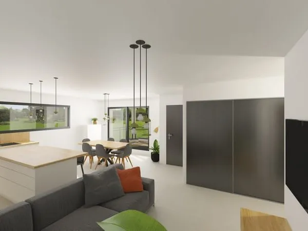 Neuf: Appartement T4 en attique dans résidence de standing