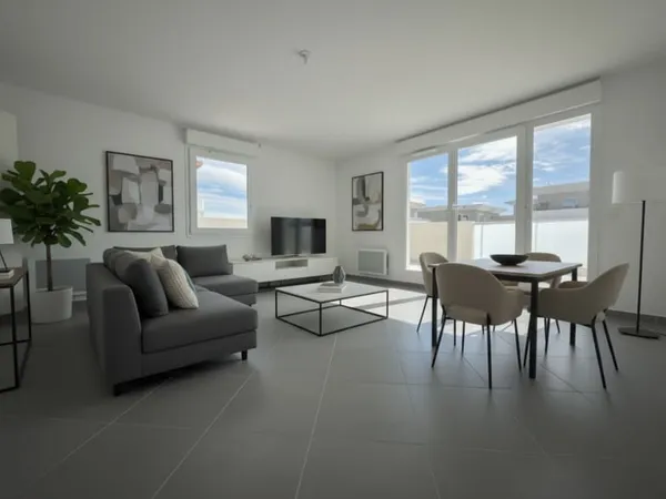Appartement T3 de 68m2 avec très beau balcon de 42m2