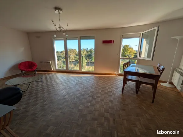 Appartement T3 80 m², vue sur jardin des plantes