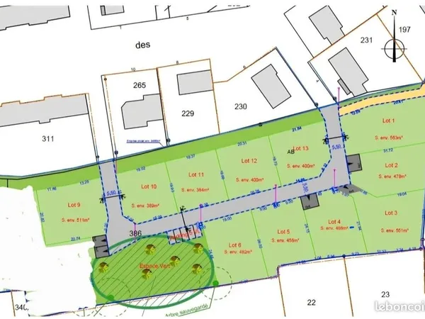 Terrain constructible