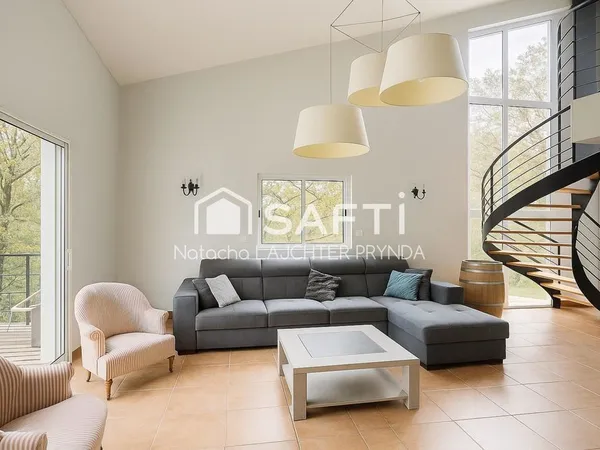 Maison d'architecte en pleine nature
