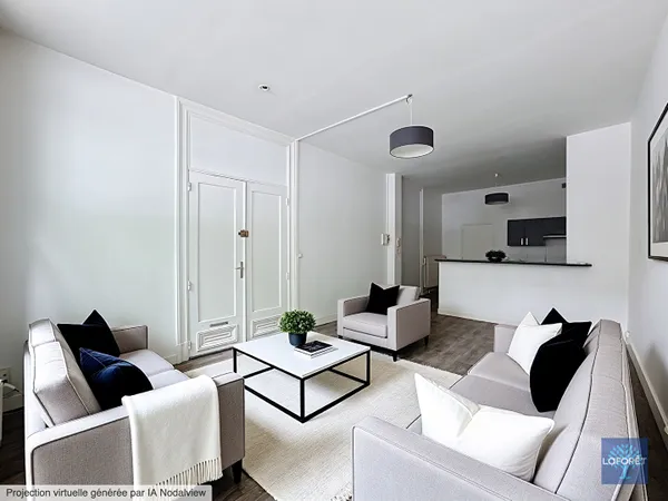 Appartement 2 pièces 61 m²