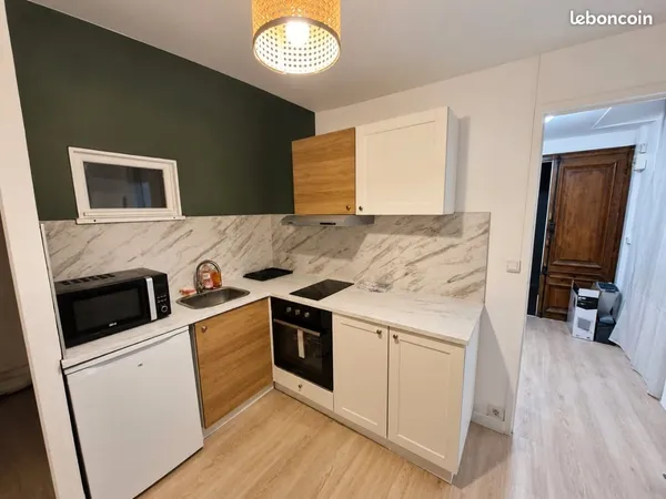 Charmant studio meublé de 26 m², rénové et entièrement équipé - Rouen