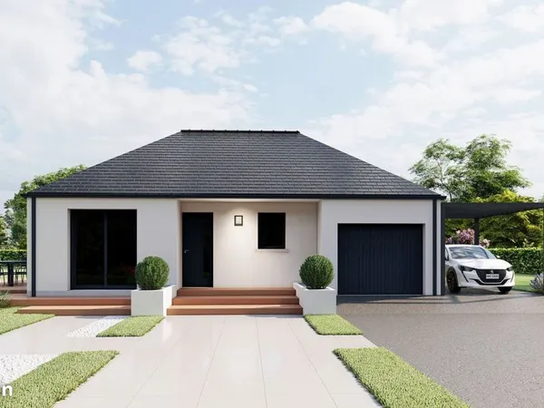 Projet de construction d'une maison 89.76 m² avec terrain à VILLEDIEU-LES-POELES (50)