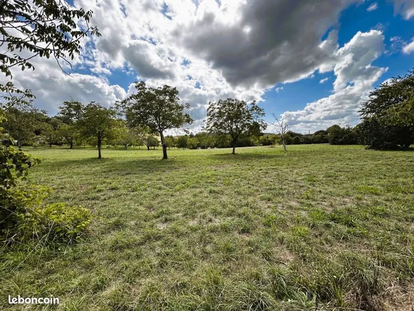Vente de 2 terrains constructibles de 1403 m² chacun