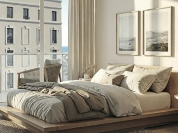 Appartement 3 pièces neuf avec vue mer latérale - à 100 m de la Promenade des Anglais