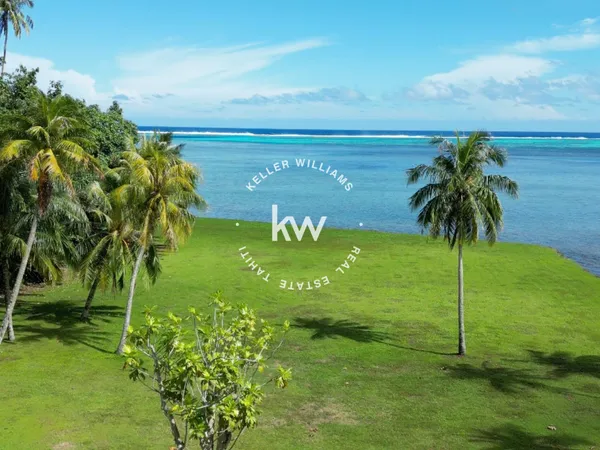 Moorea - Grand terrain en bord de mer