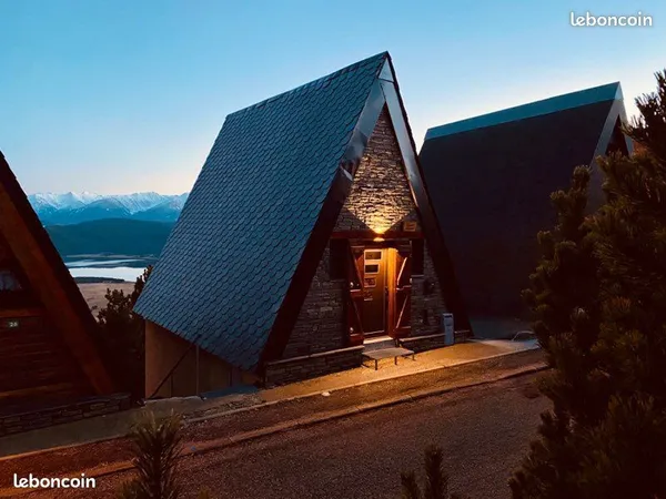 Chalet vue lac avec jaccuzi