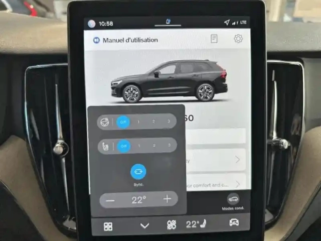 Volvo Xc60 t6 hybride rechargeable 253 + 145ch plus style dark geartronic 8 awd — photo 12