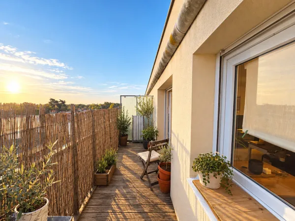 Appartement T2 lumineux au dernier étage à Rezé