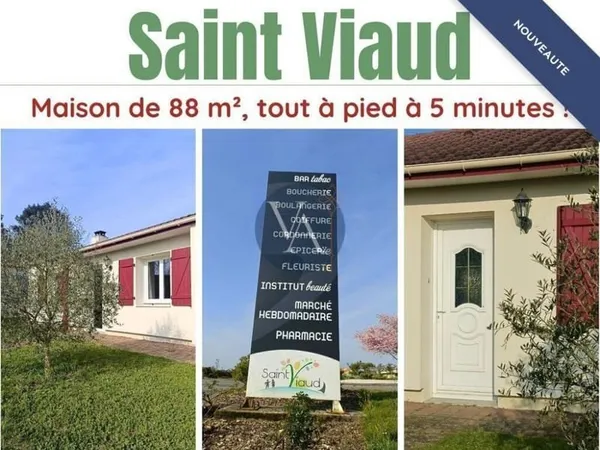 Maison de plain-pied - calme absolu et vie de village à pied