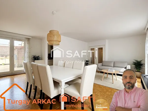Grand appartement en duplex inversé avec Terrasse