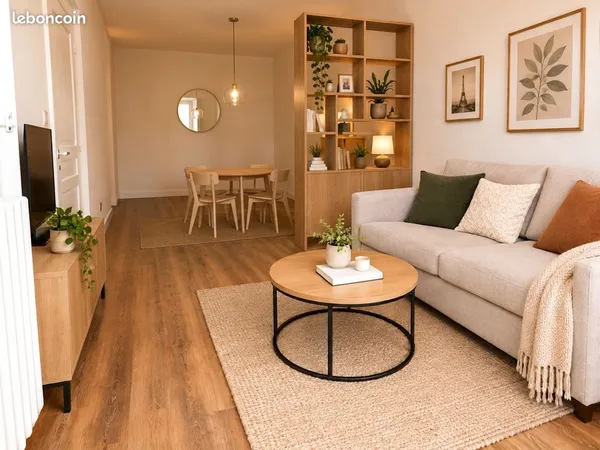 Grand studio lumineux de 31m² - 7 min gare - Calme - Ascenseur