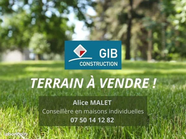 Terrain à bâtir de 870 m² à LE BARP (33)