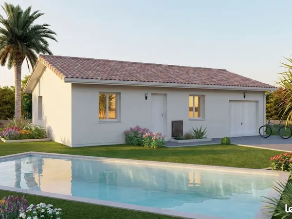 Projet de construction d'une maison NEUVE - 3 chambres - avec terrain à CAUPENNE (40)