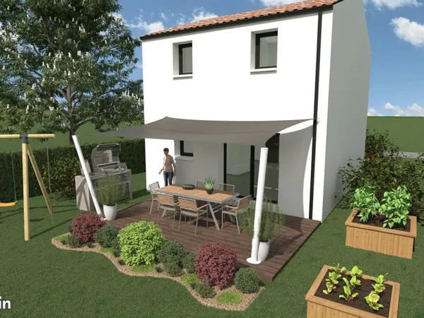 Maison 76.8 m² avec terrain à HAUTE-GOULAINE (44)