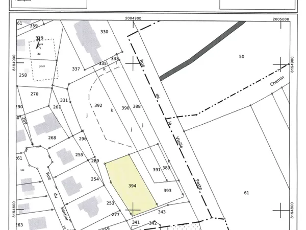 Terrain 771 m²