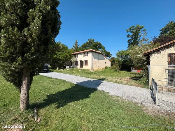 Maison de charme entourée de vignes au coeur de l'Armagnac - idéal pour élévage canin