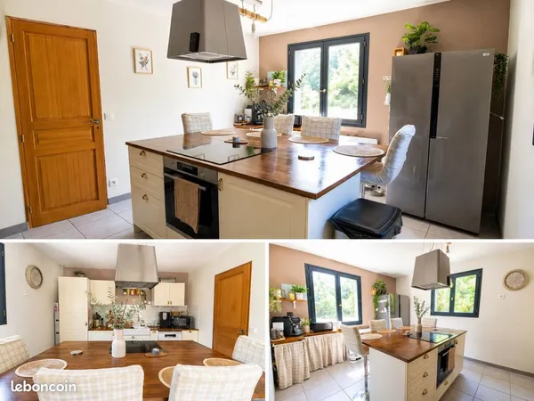 Maison 3 chambres + T2 indépendant, sous-sol complet et terrain d env 2 900 m² - Proche Tours