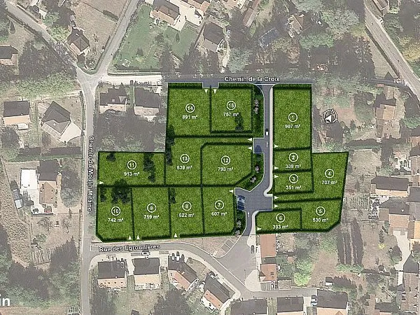 Terrain 742 m² Menestreau En Villette