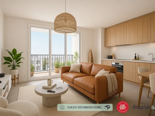 3 PIÈCES de 77m² + EXT(s) de 16m² + PKG(s)
