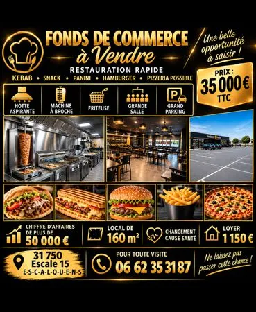 Snack rapide kebab