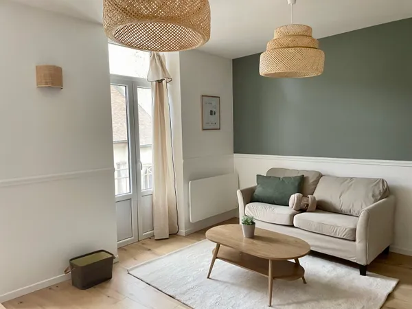 T3 meublé rénové 60 m² - Centre-ville d'Évian - Balcon