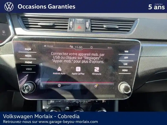 Skoda Superb combi 2.0 tdi 150ch scr sportline dsg7 — photo 14