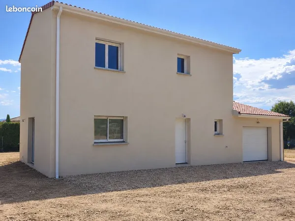 Maison neuve 2026 - 100 m² - 3 chambres - Suite parentale - Terrain 376 m² - Vernosc-lès-Annonay