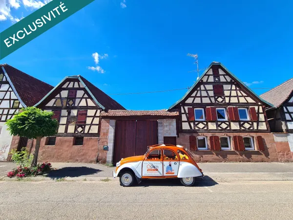 Superbe corps de ferme alsacien