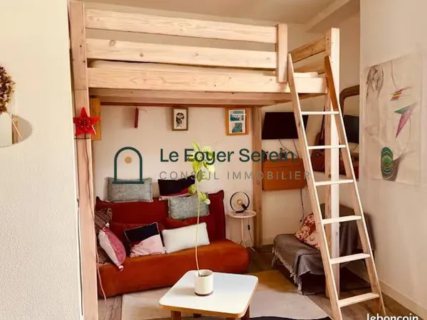 Studio 1 pièce 23 m²