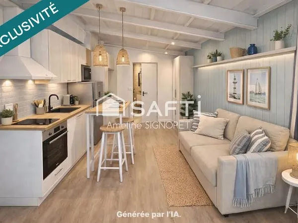 Maison 1 pièce 21 m²