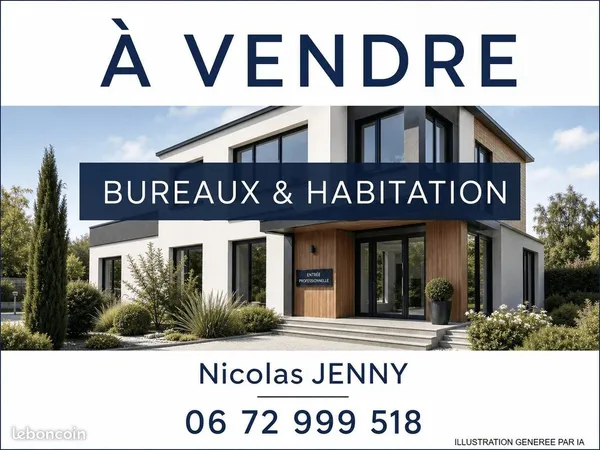 Bureaux 550 m² Montbéliard