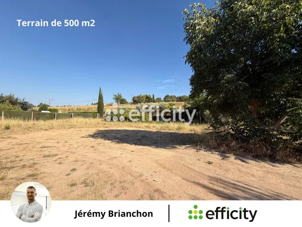 Terrain 500 m²