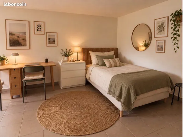 🌊 Guidel-Plages - studio meublé avec jardin & terrasse - location étudiante / mobilité