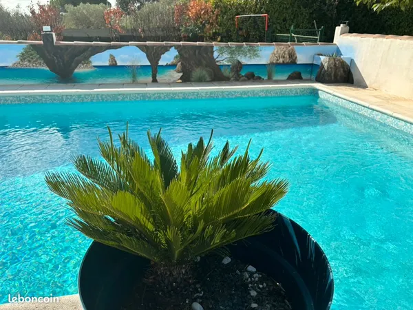 VILLA INDÉPENDANTE 150 m² - TERRAIN 1 500 m² - PISCINE - POOL-HOUSE - 2 APPARTEMENTS INDÉPENDANTS