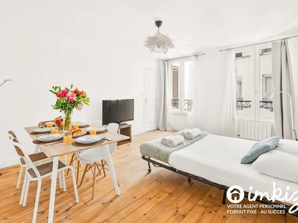 Paris 10ème 3 pièces 58 m² calme sur cour à neuf