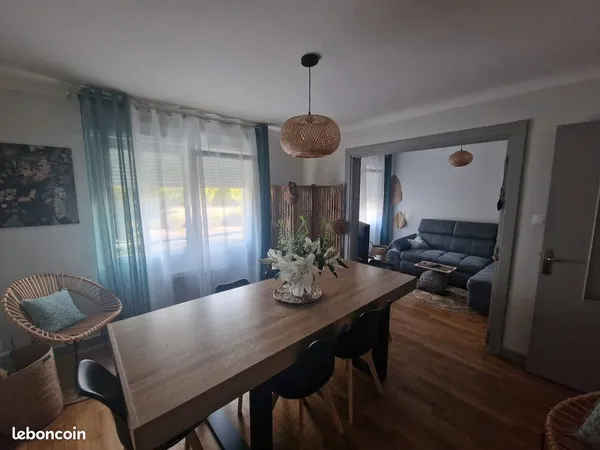 Location maison F5 de 80 m2 à Ubexy avec climatisation