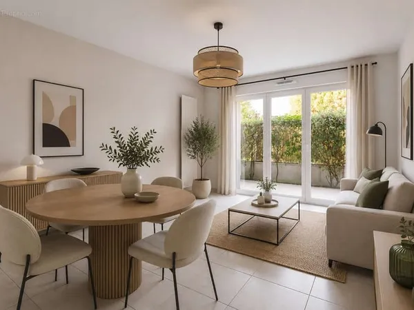Appartement deux pièces de 40,6m2 avec terrasse et place de stationnement privative