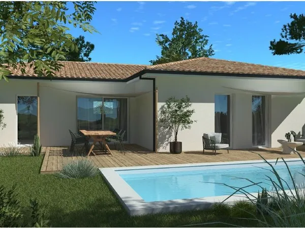 Projet de construction d'une maison 99.5 m² avec terrain à AUDENGE (33)