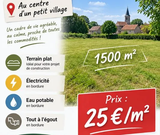 Terrain 1500 m2