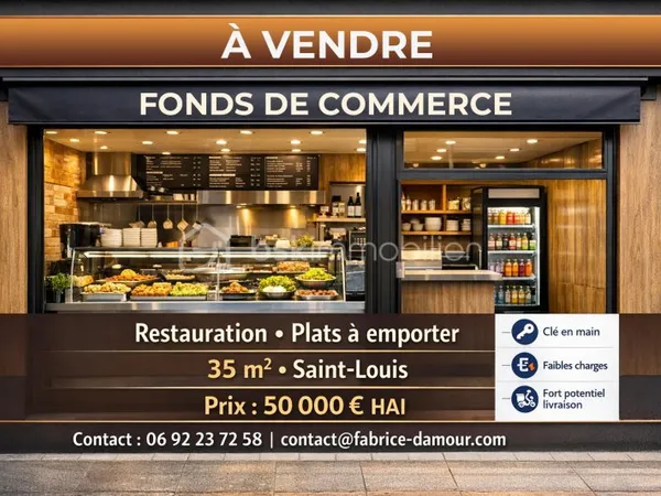Fonds de commerce 35 m²