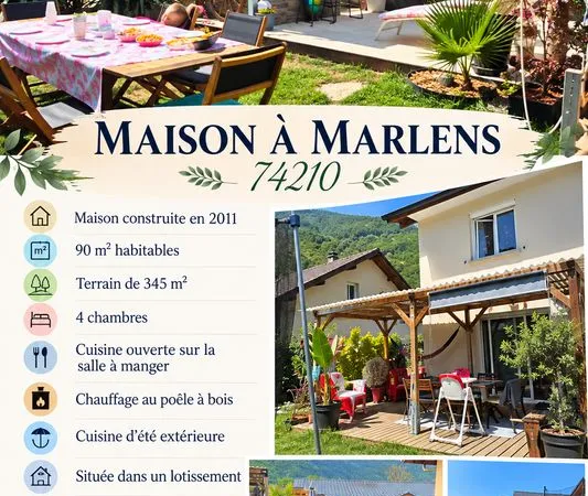 Maison de village 90m2 dans lotissement