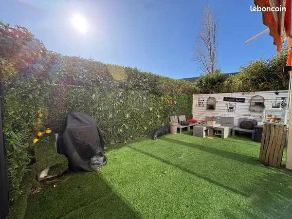 Appartement T3, place de parking, de plein pied, jardin, proche base nature