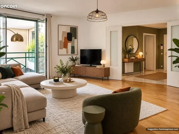 Appartement 2 pièces 57 m²