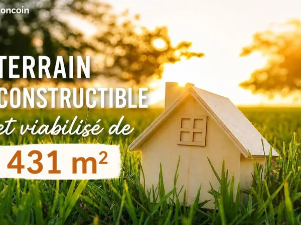 Terrain 431 m² ROSCOFF
