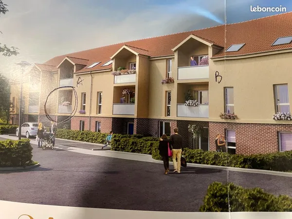 Appartement 38 m² exposé plein sud sans vis a vis à 5mn du centre ville avec parking privé