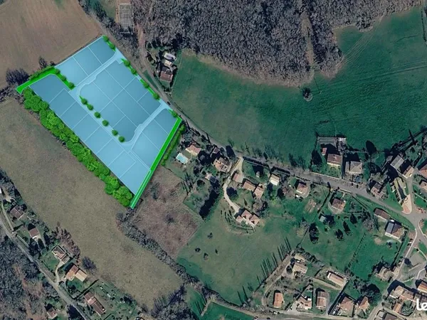 Terrain 1 044 m² Montjoire