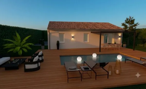 Maison de 70m² avec garage de 15m² à Parentis...